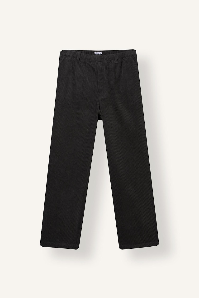 MAN Anthracite Baggy Fit Mid Waist Wide Leg Trousers