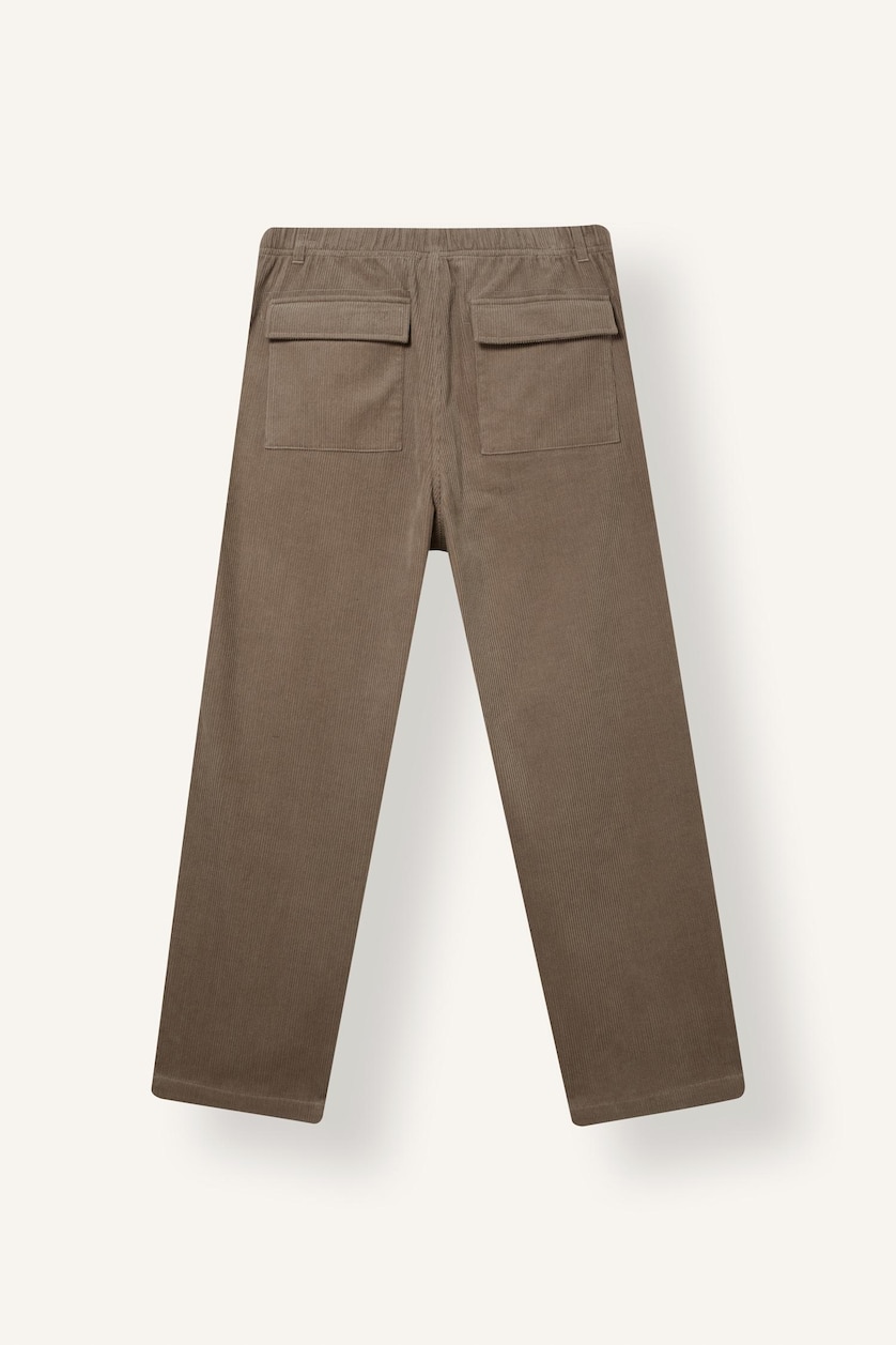 MAN Light Grey Baggy Fit Mid Waist Wide Leg Trousers