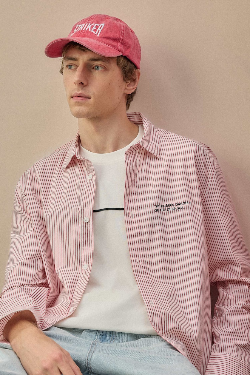 Ерлер экру Boxy Fit жейде
