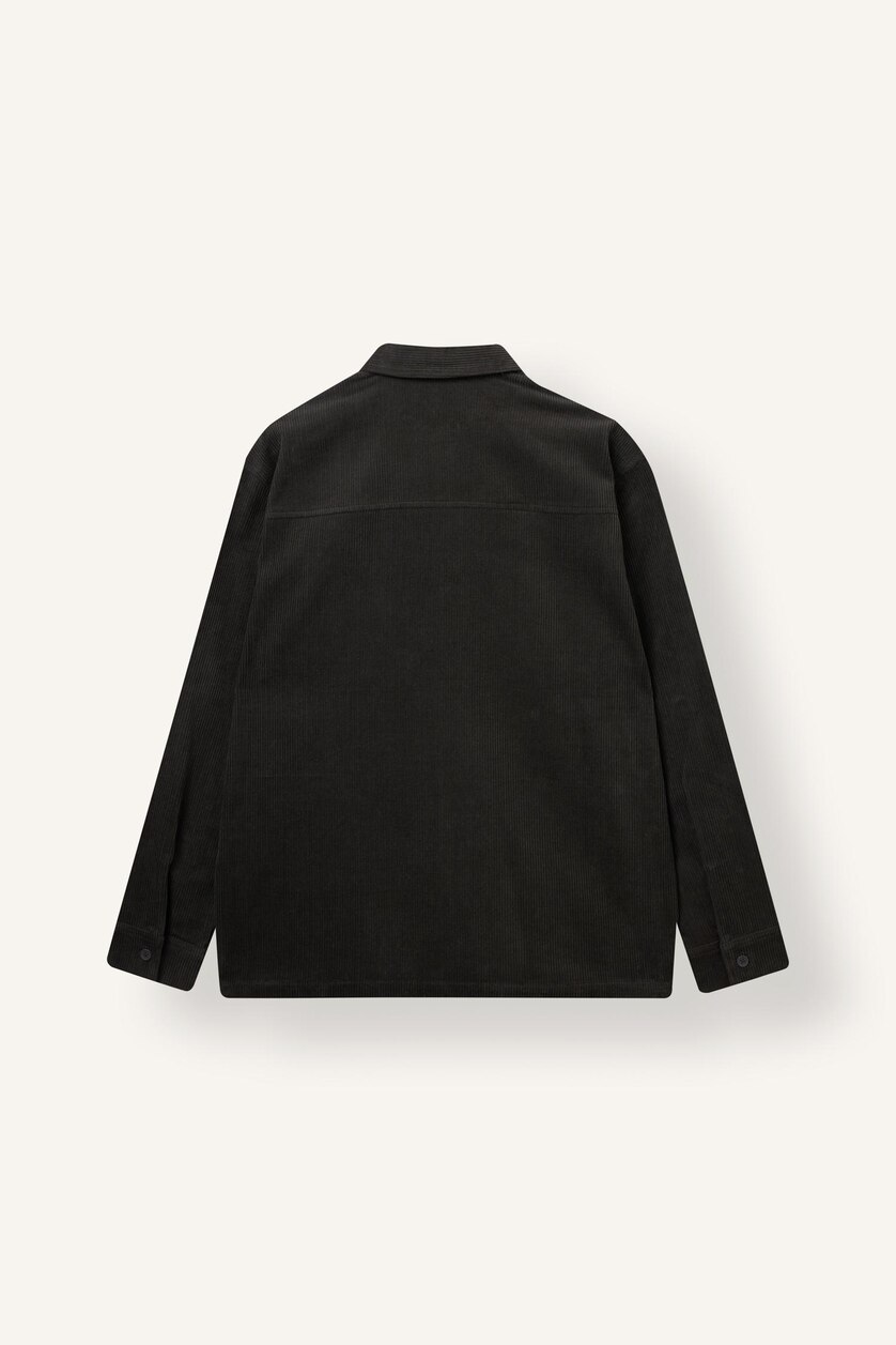MAN Anthracite Boxy Fit Cotton Long Sleeve Shirt