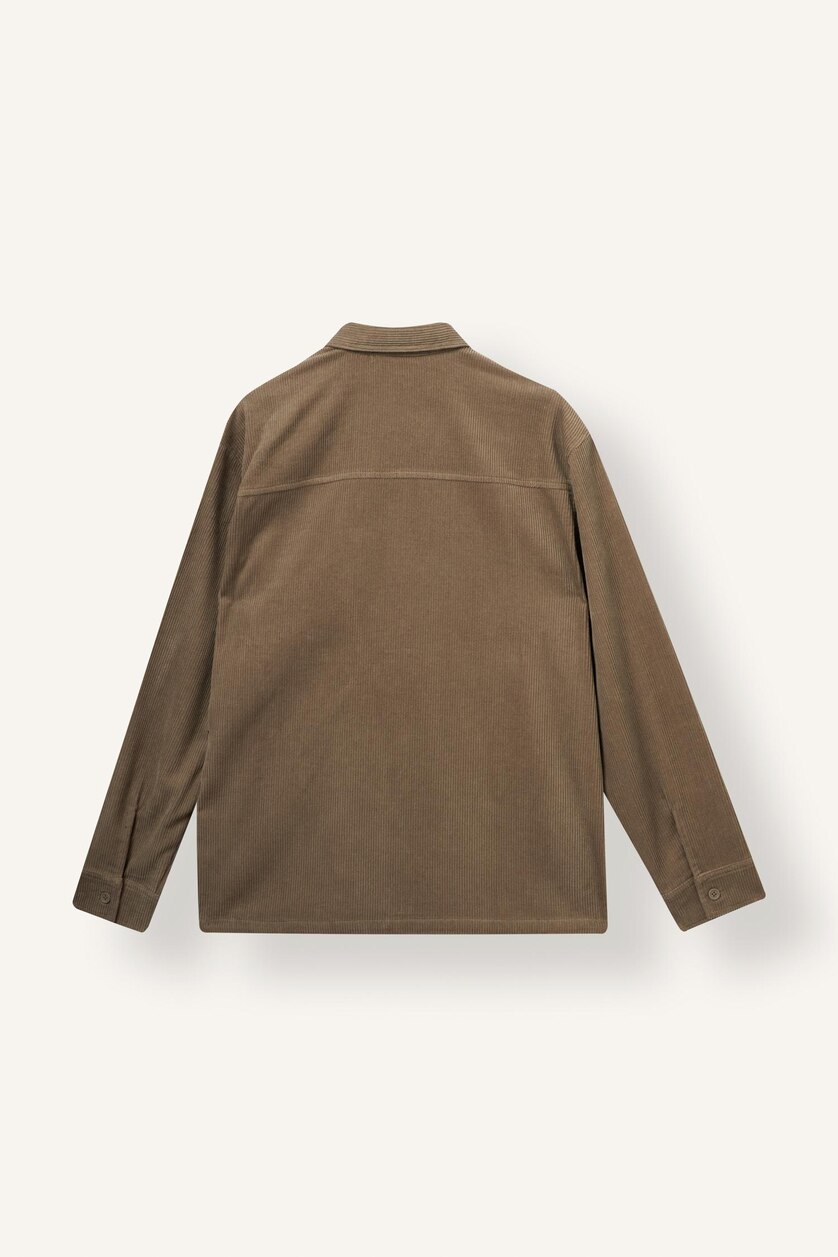 MAN Light Grey Boxy Fit Cotton Long Sleeve Shirt