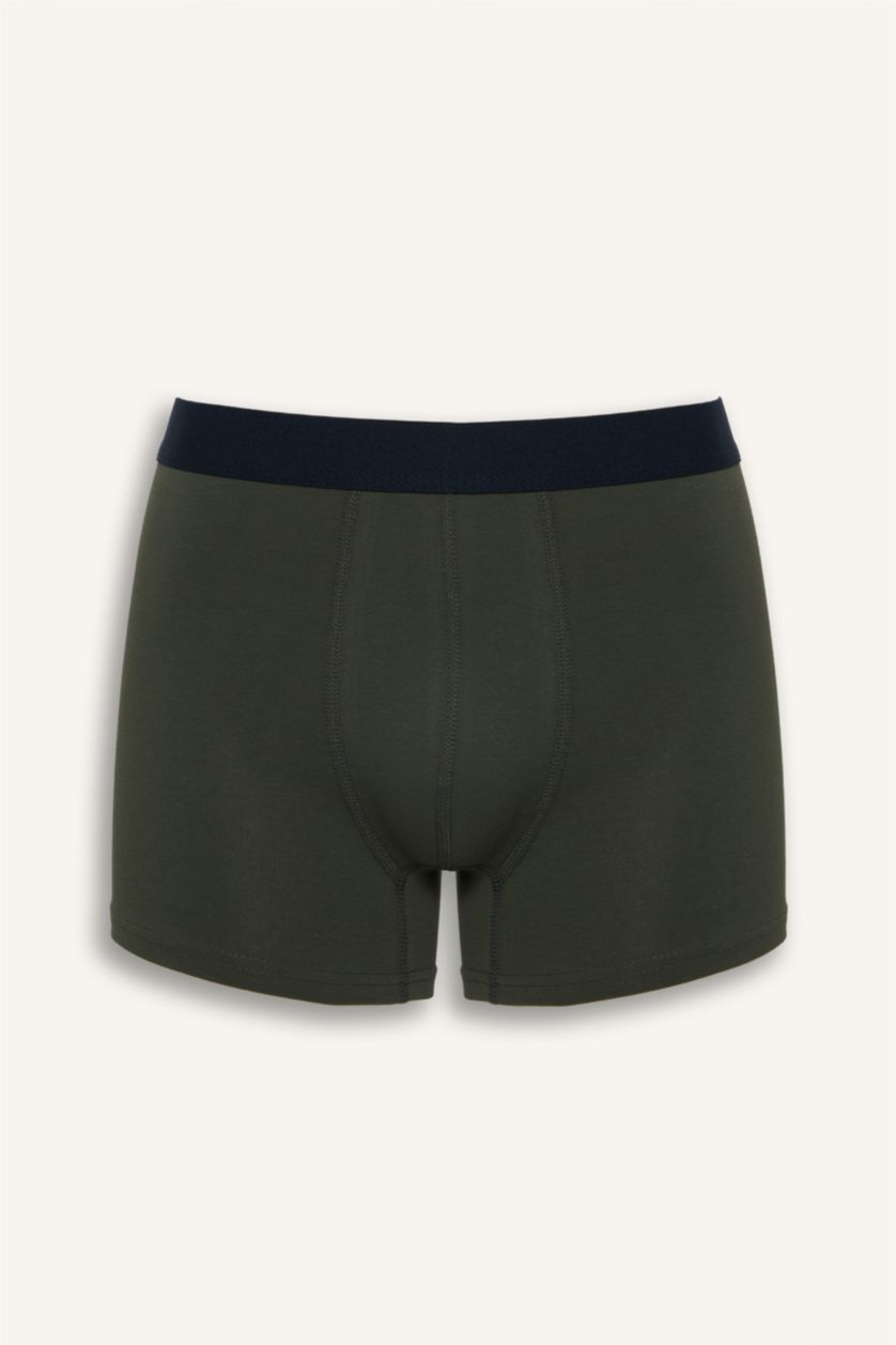 Erkek Haki Regular Fıt 3'lü Boxer