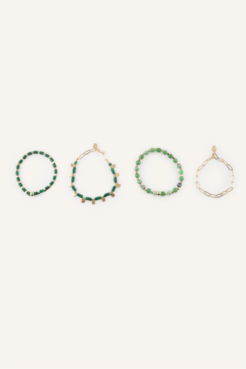 Women Green 2 piece Bracelet