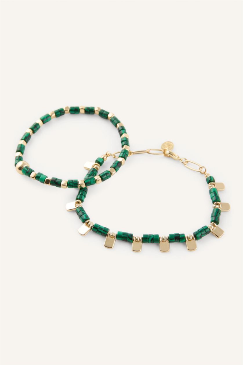 Women Green 2 piece Bracelet