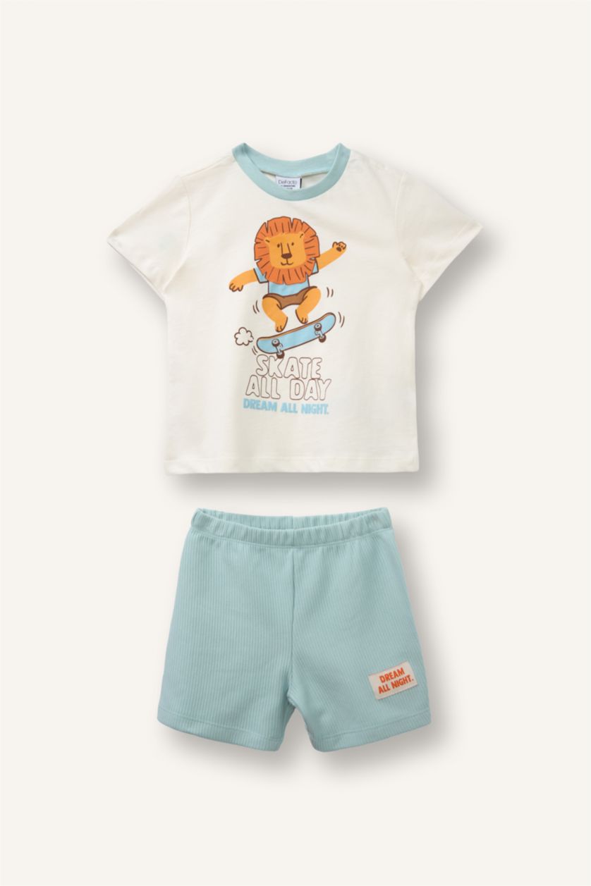 Erkek Bebek Mint 2'Li Takım Erkek Bebek