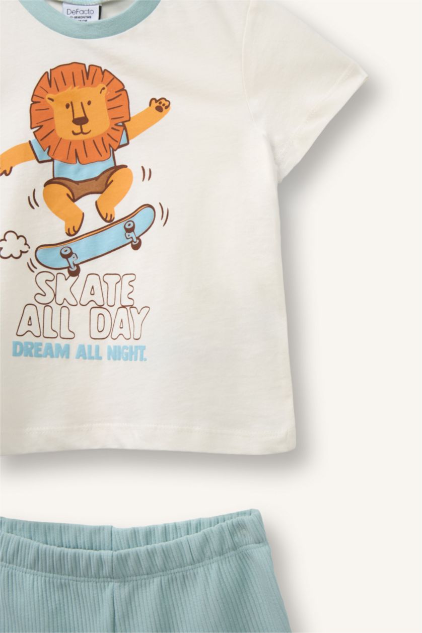 Erkek Bebek Mint 2'Li Takım Erkek Bebek