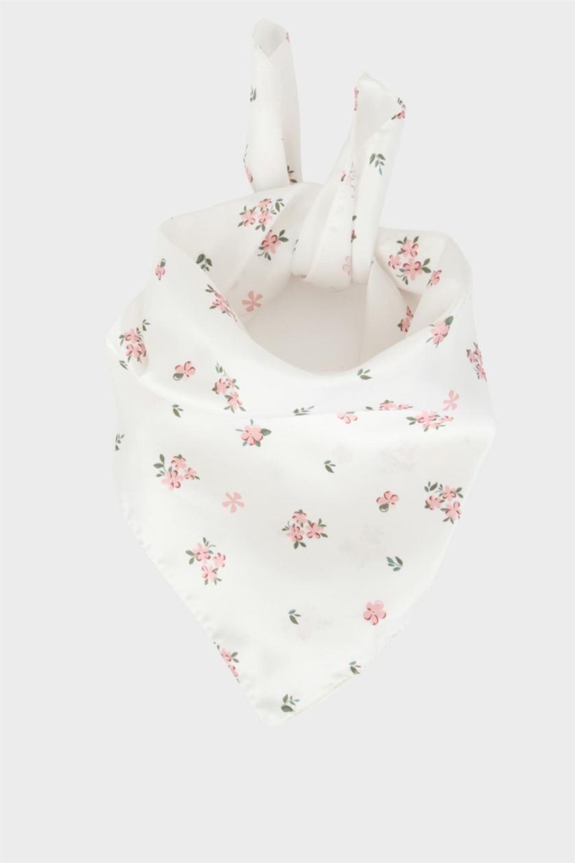 Young Girls - Teen Girls Beige Girl Printed Foulard