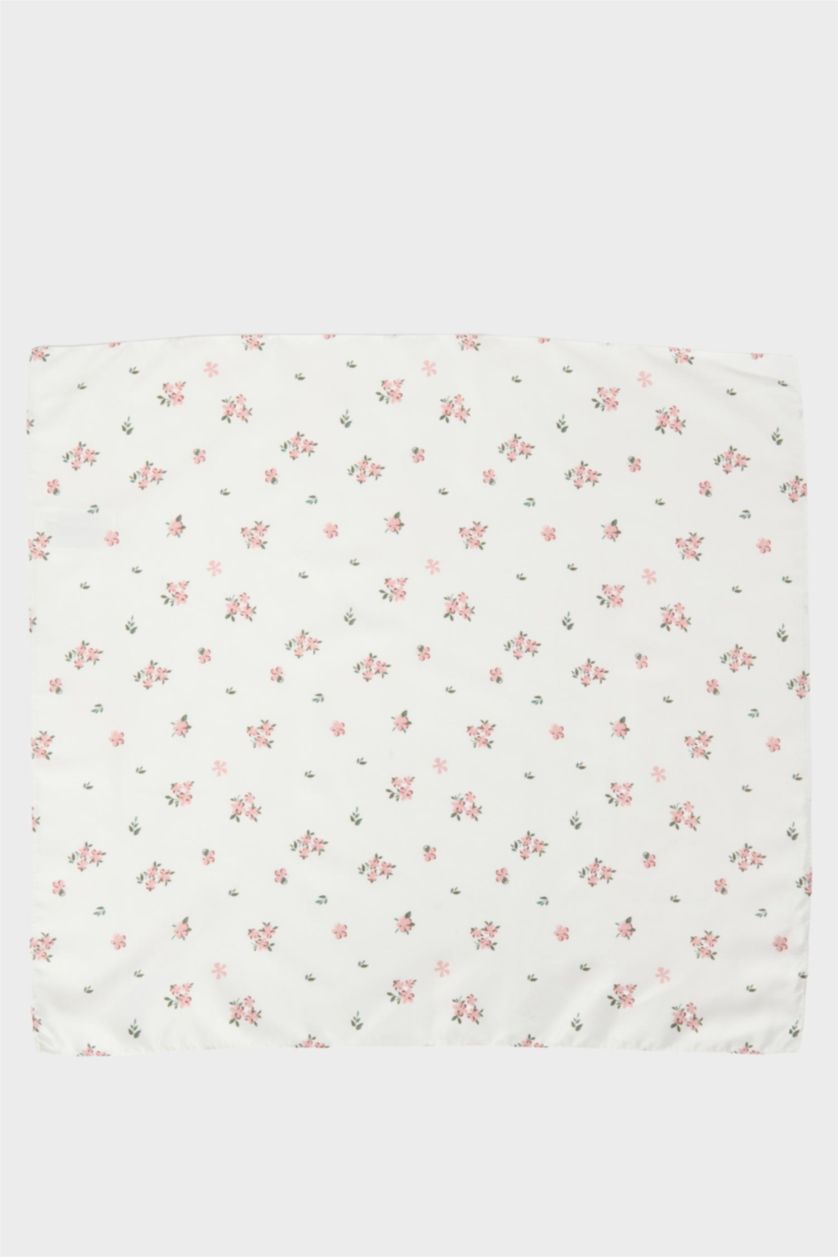 Young Girls - Teen Girls Beige Girl Printed Foulard