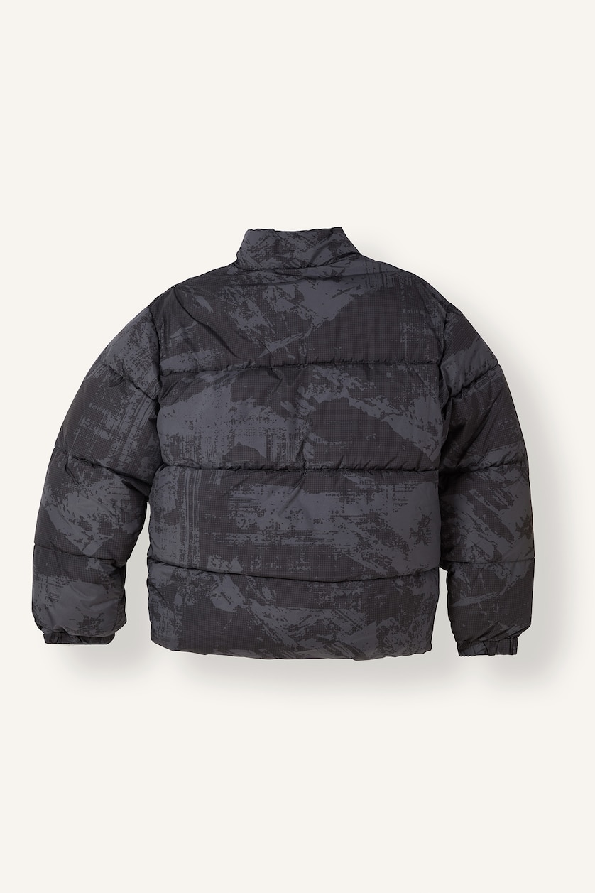 Men Black Regular Fit Mock-Neck Zippered Waterproof Jacket
