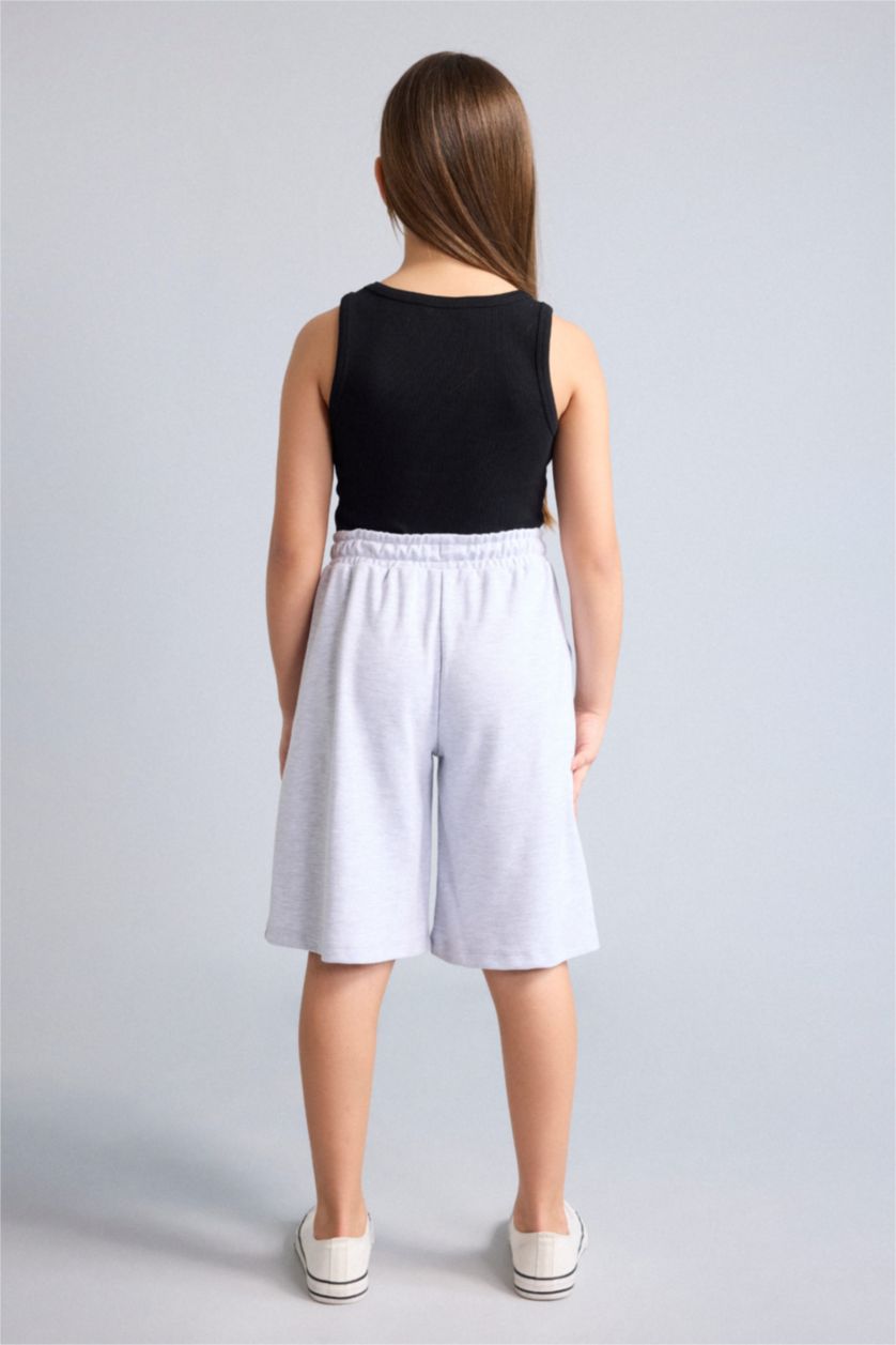 Young Girls - Teen Girls Light Grey Melange Shorts