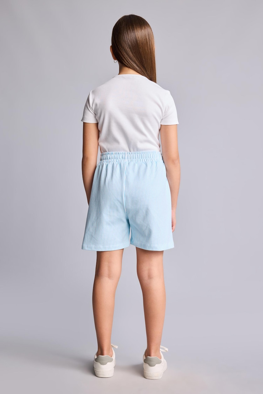 Young Girls - Teen Girls Light Aqua Girl Shorts