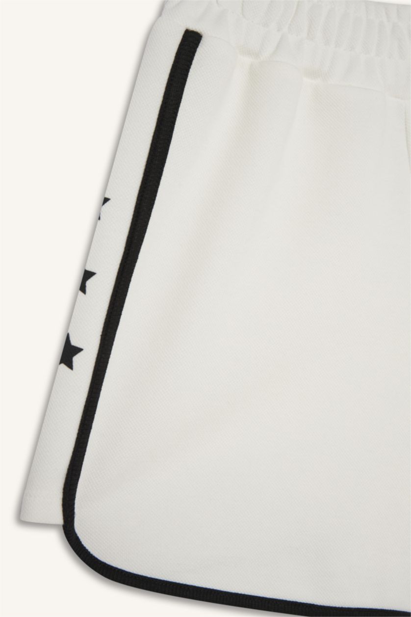 Girls & Teens Ecru شورت بناتي بيكيه