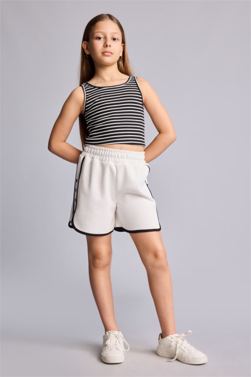 GIRLS & TEENS Ecru Girl Piqué Shorts
