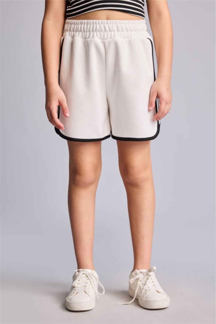 GIRLS & TEENS Ecru Girl Piqué Shorts