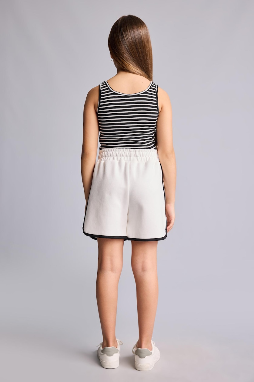 GIRLS & TEENS Ecru Girl Pique Shorts