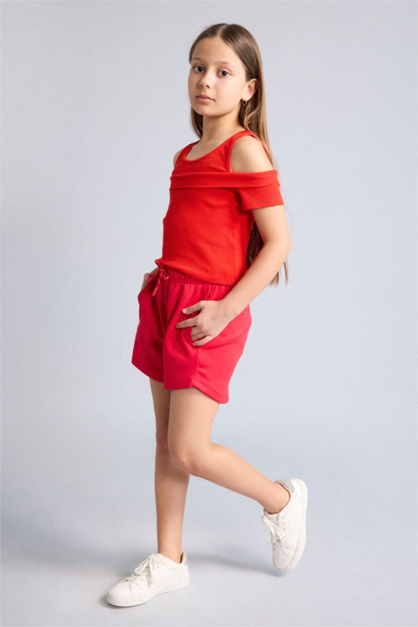 Young Girls - Teen Girls Red Shorts