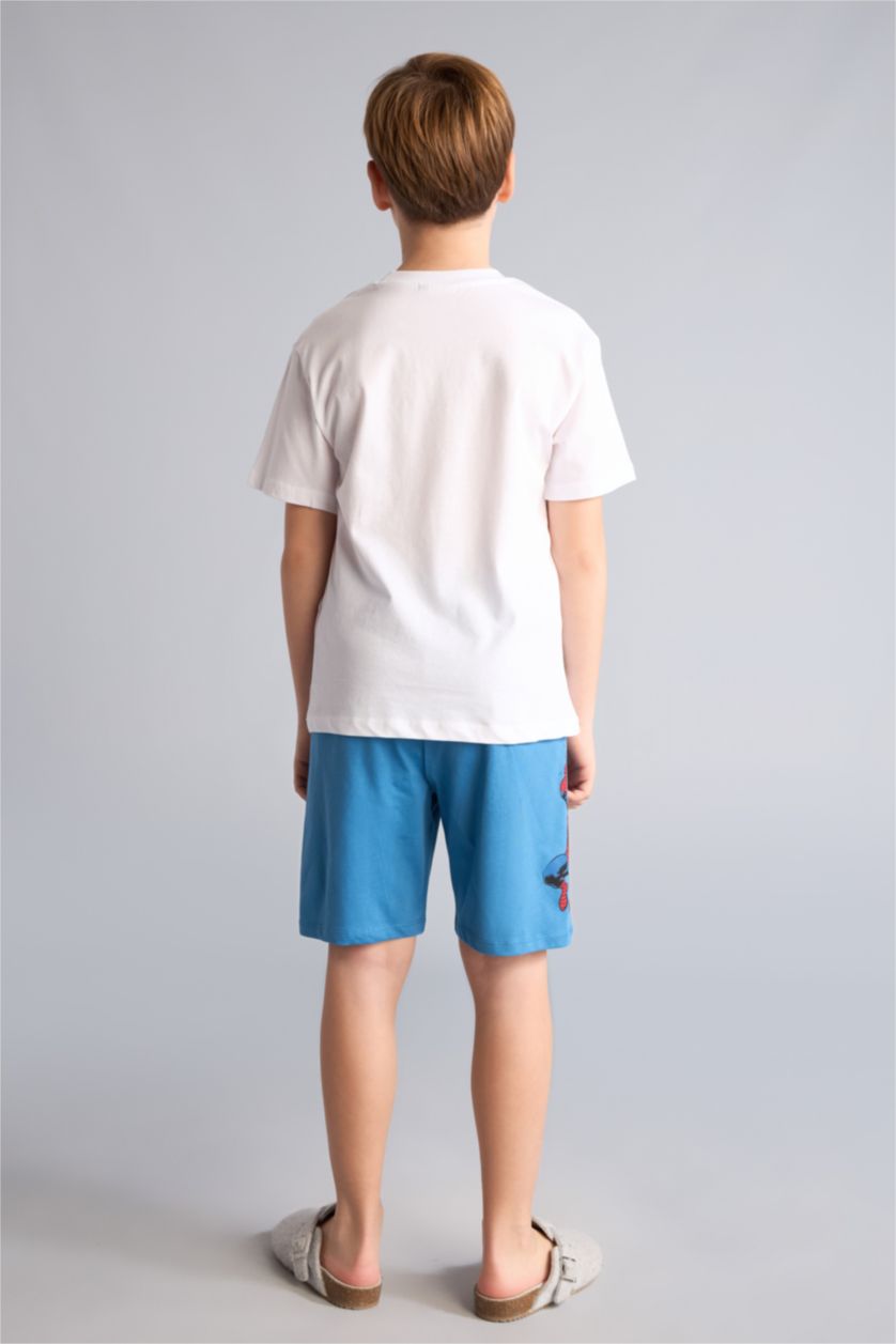 Boys & Teens White 2 piece Regular Fit Licensed by Marvel Knitted Pyjamas