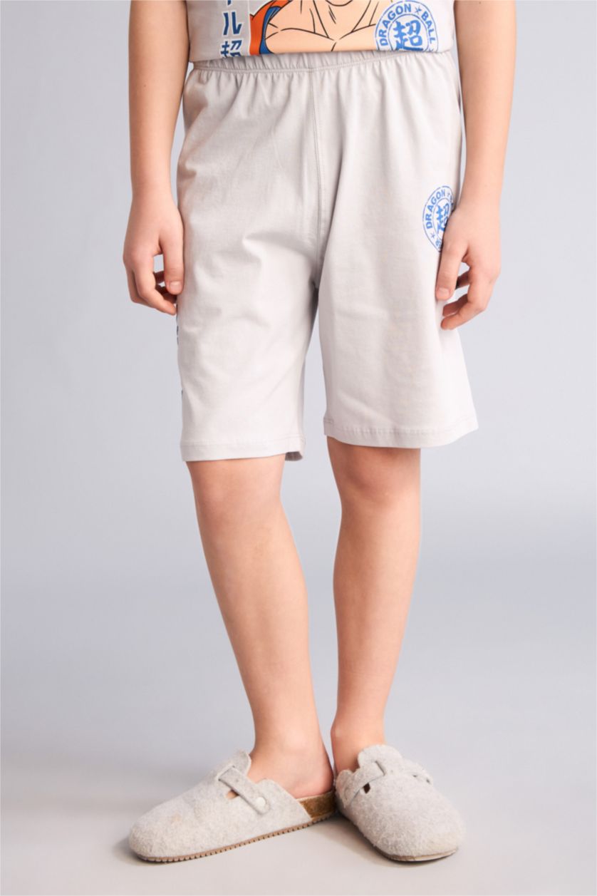 Erkek Çocuk - Genç Erkek Açık Gri Dragon Ball 2'Li Takım Erkek Çocuk