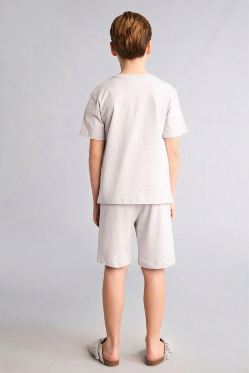 Erkek Çocuk - Genç Erkek Açık Gri Dragon Ball 2'Li Takım Erkek Çocuk