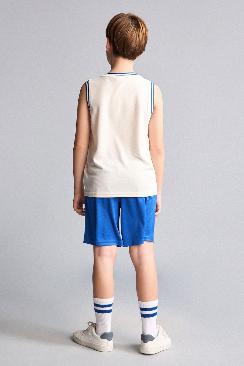 Young Boys - Teen Boys Ecru 2 piece Oversize Fit Set