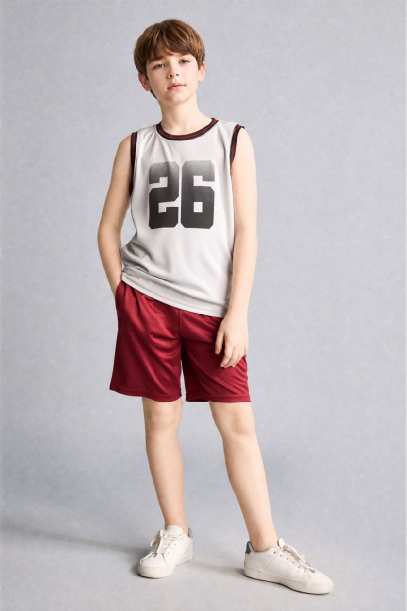 BOYS & TEENS Light Grey طقم اولادي تول - قطعتين