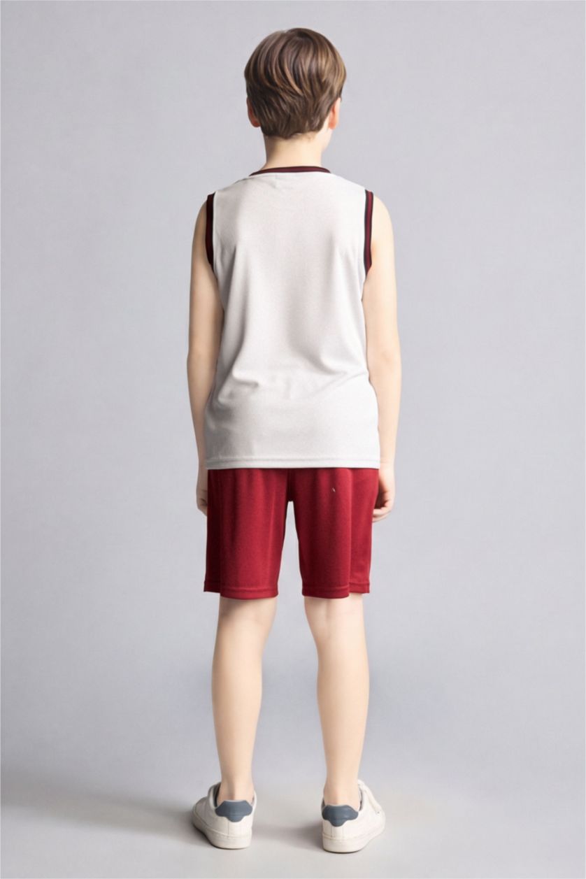 BOYS & TEENS Light Grey طقم اولادي تول - قطعتين