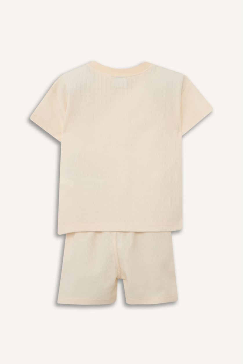 Erkek Bebek Açık Taş 2'Li Takım Erkek Bebek