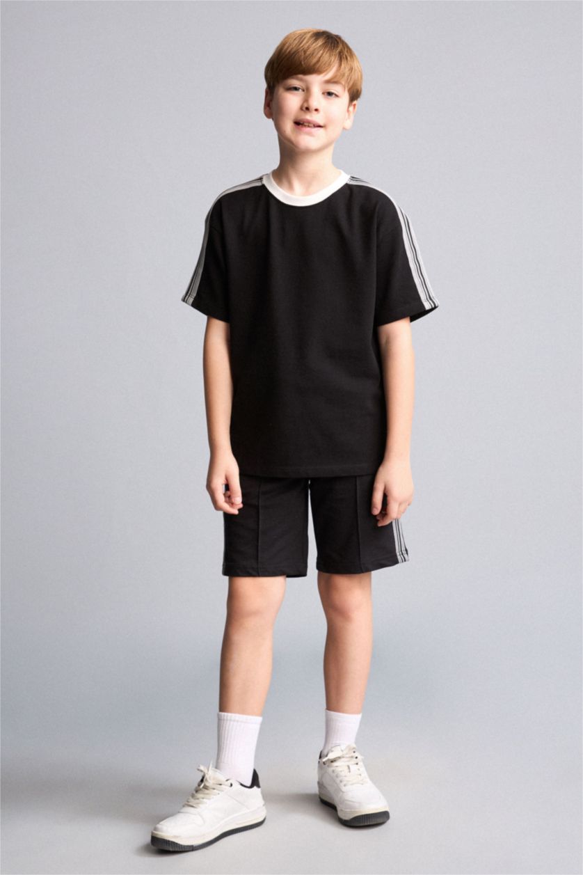 Young Boys - Teen Boys Black Regular Fit Shorts