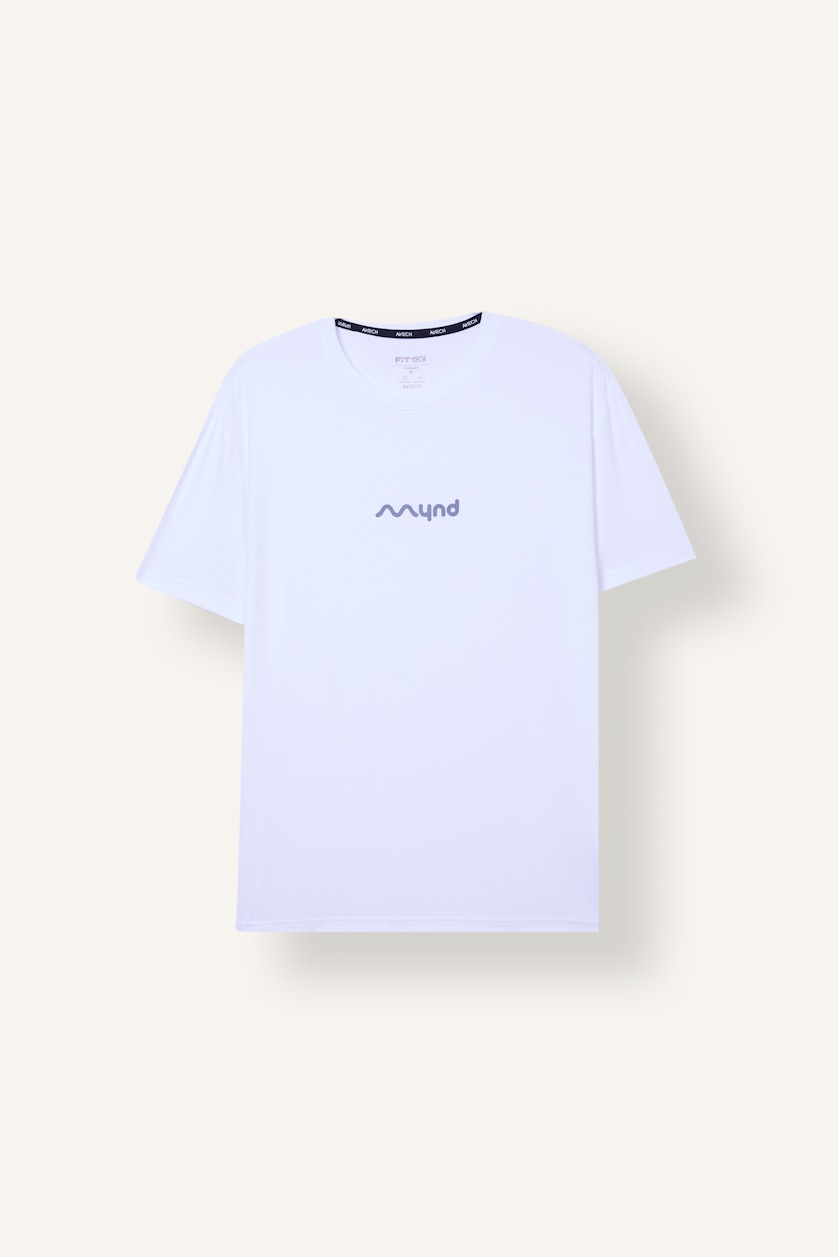 MESHKUJ White Ultra Soft Standard Fit Crew Neck T-Shirt
