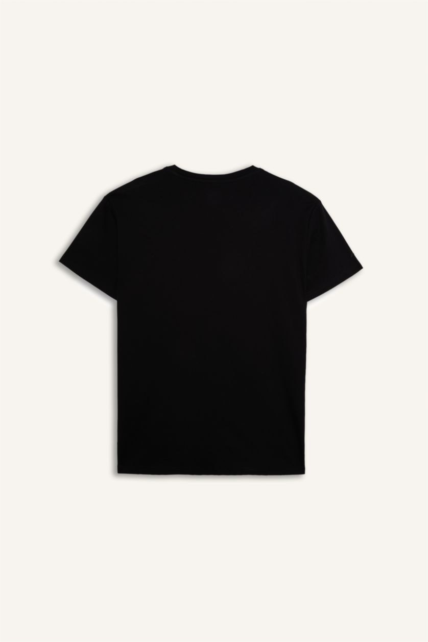 Мужчины Черный Футболка Standard Fit