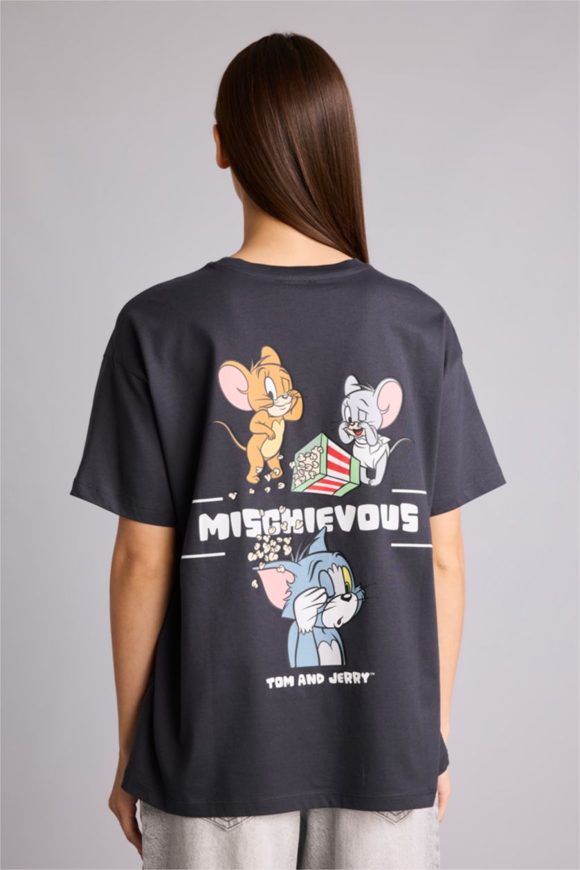 Женщины Антрацит Футболка Oversize
