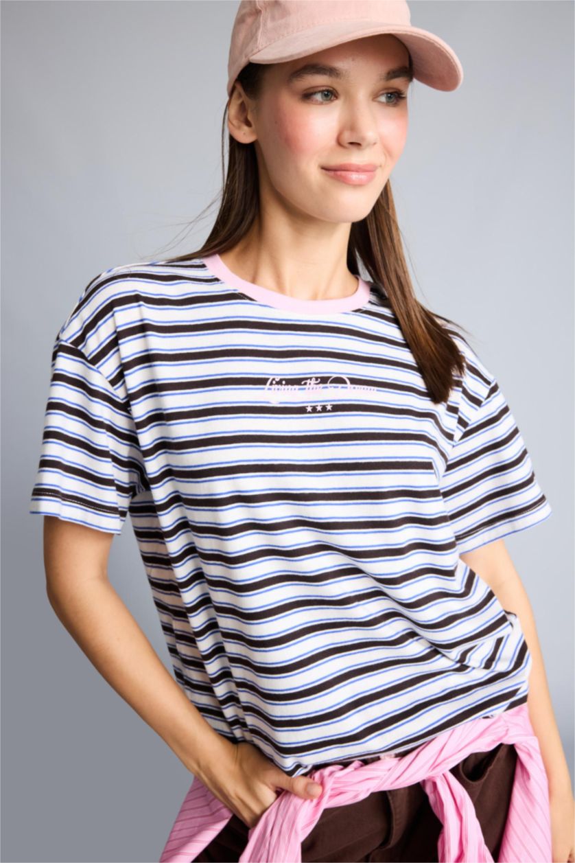 WOMAN Sax Oversize Fit Short Sleeve T-Shirt
