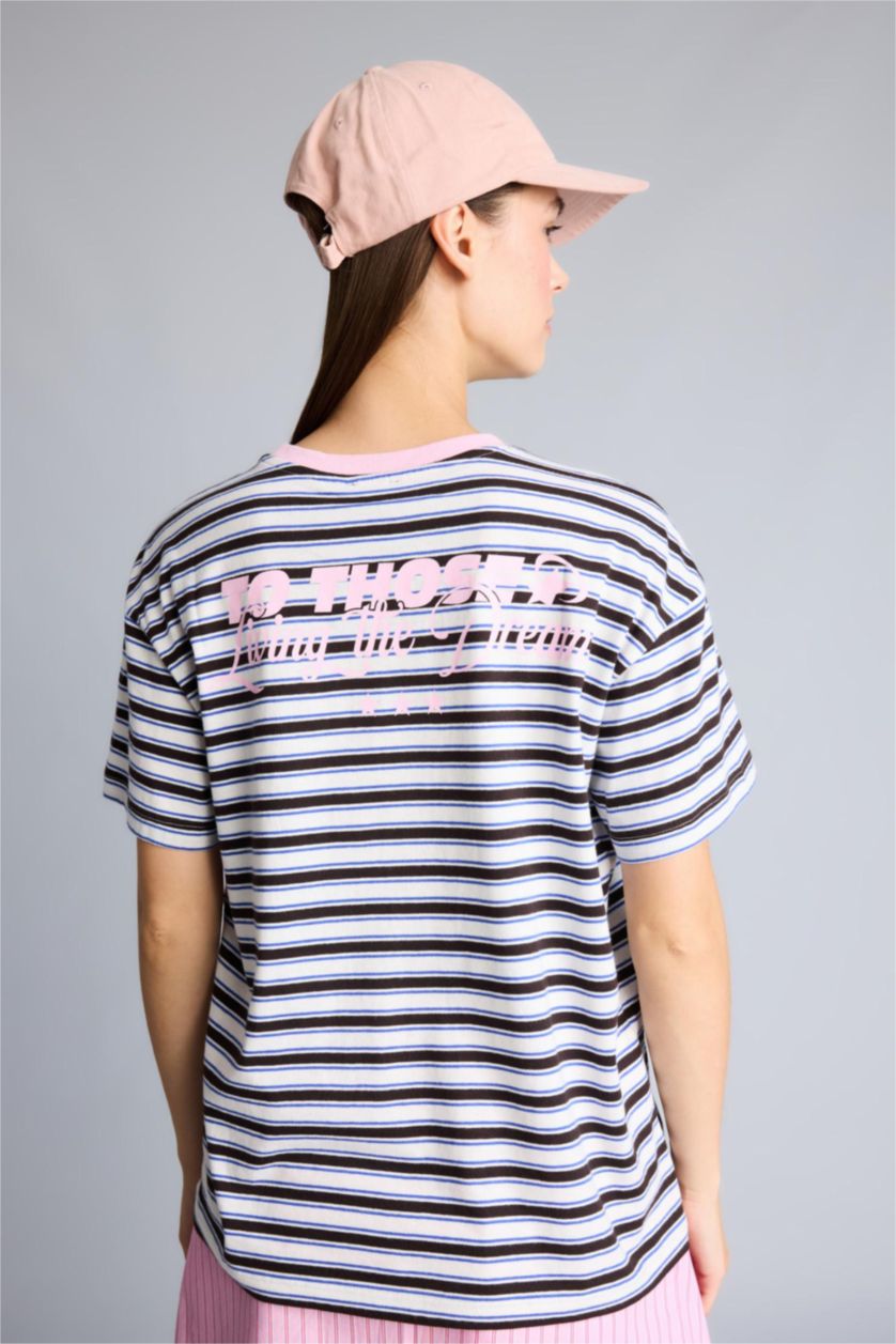 WOMAN Sax Oversize Fit Short Sleeve T-Shirt