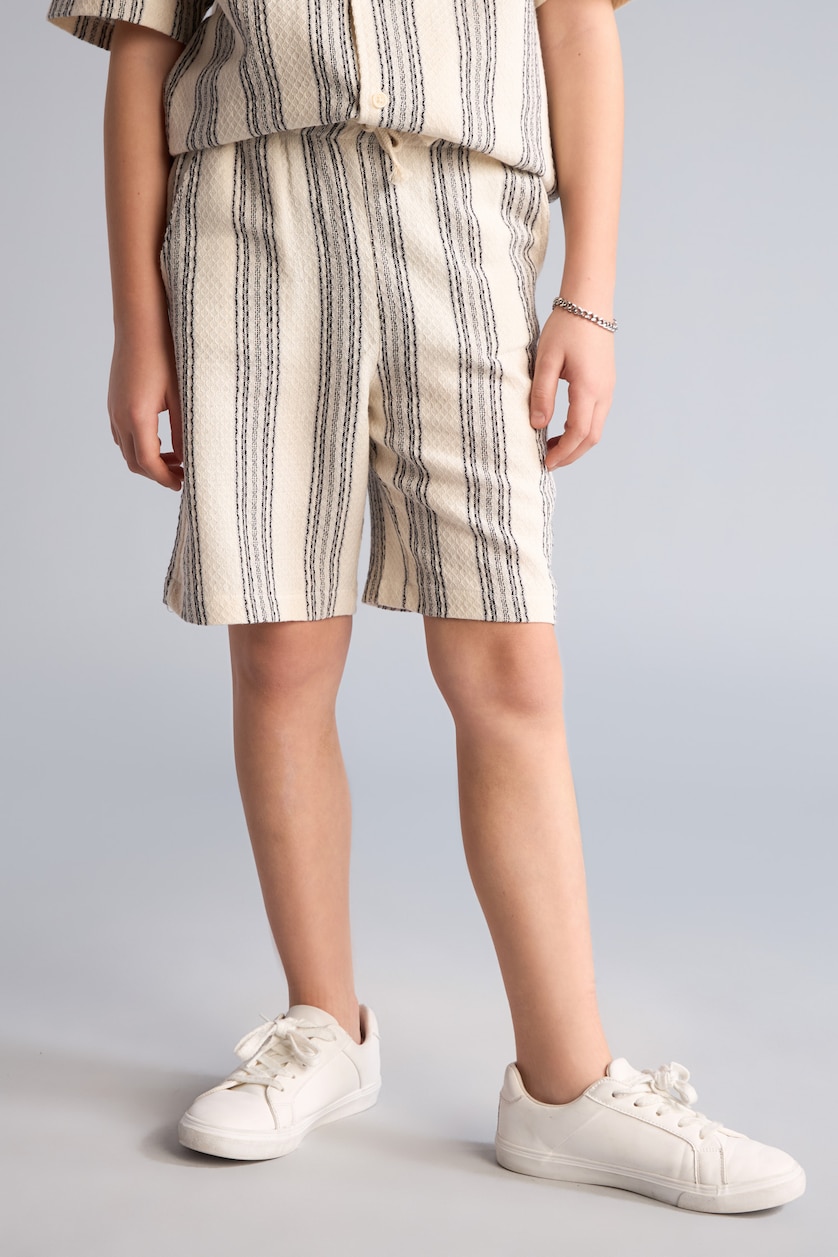 Young Boys - Teen Boys Ecru Regular Fit Shorts