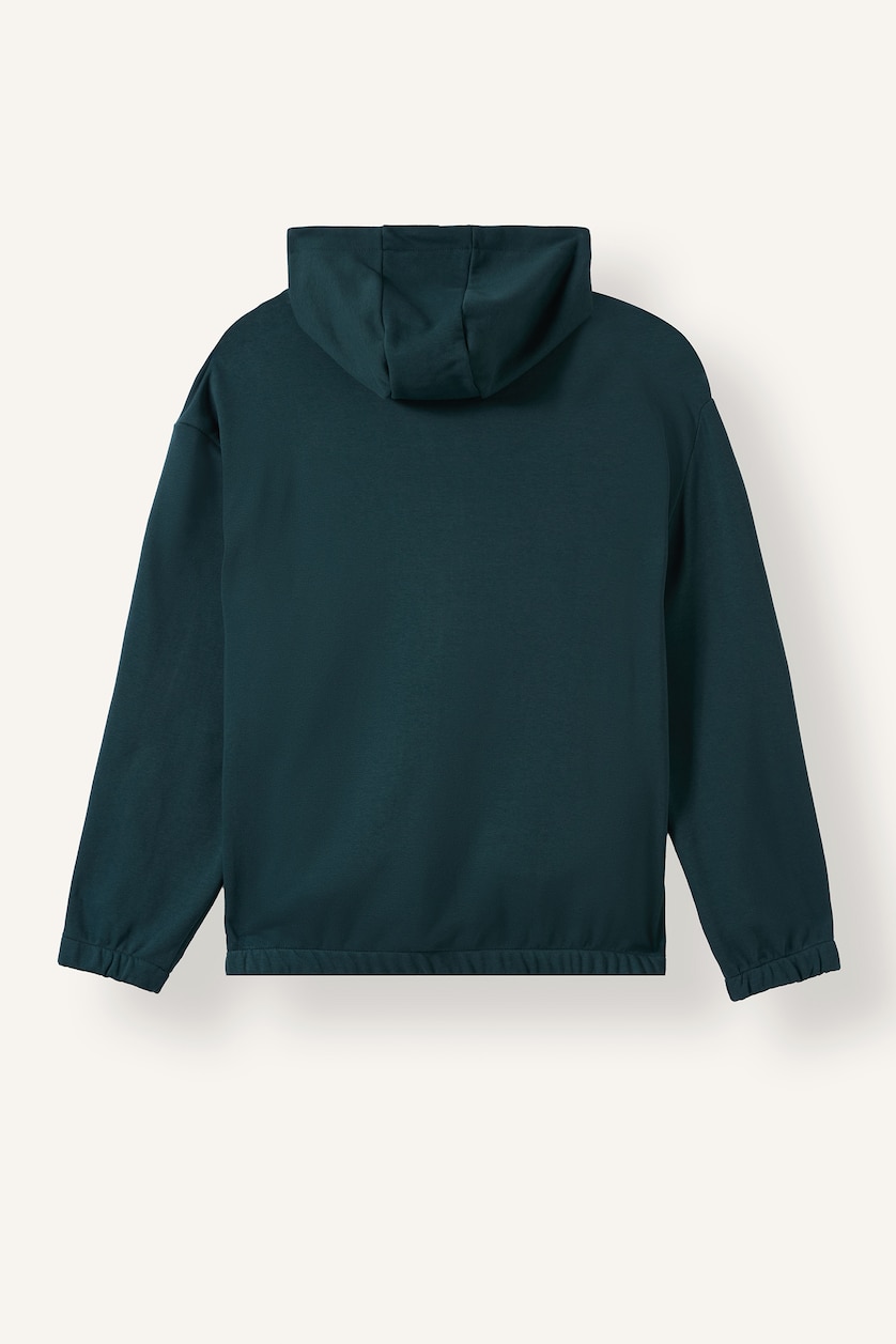 Мужчины Темно-зеленый Кардиган Boxy Fit
