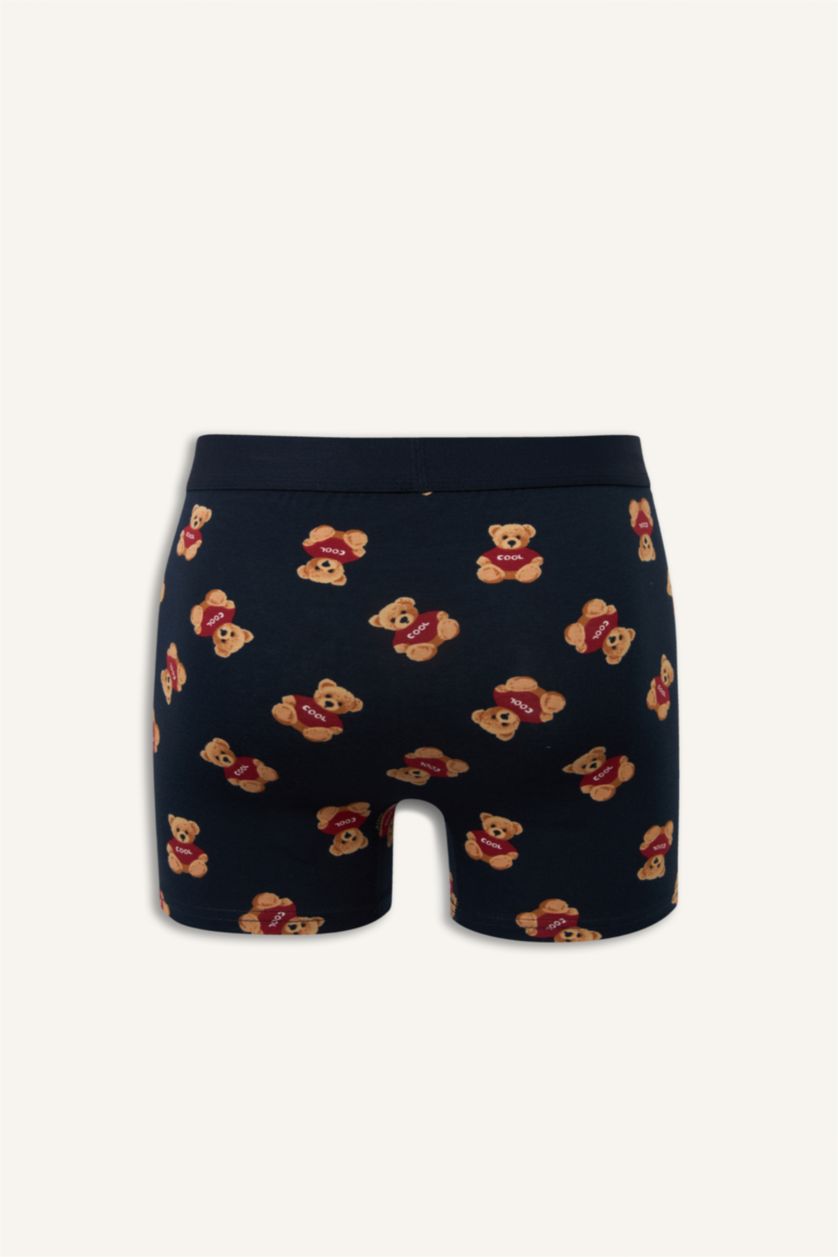 Erkek Lacivert Regular Fıt 3'lü Boxer