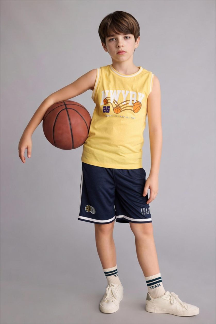 Erkek Çocuk - Genç Erkek Sarı Atlet Erkek Çocuk