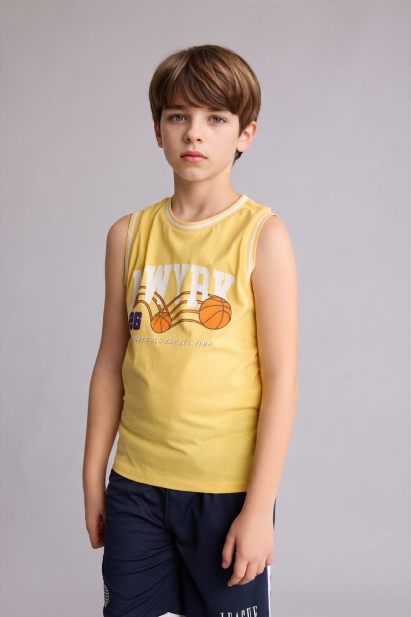 Erkek Çocuk - Genç Erkek Sarı Atlet Erkek Çocuk