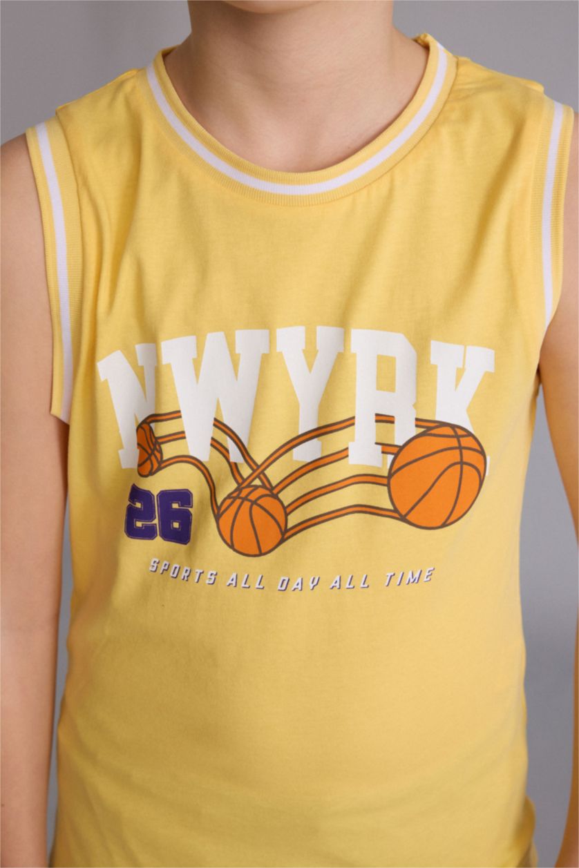 Erkek Çocuk - Genç Erkek Sarı Atlet Erkek Çocuk