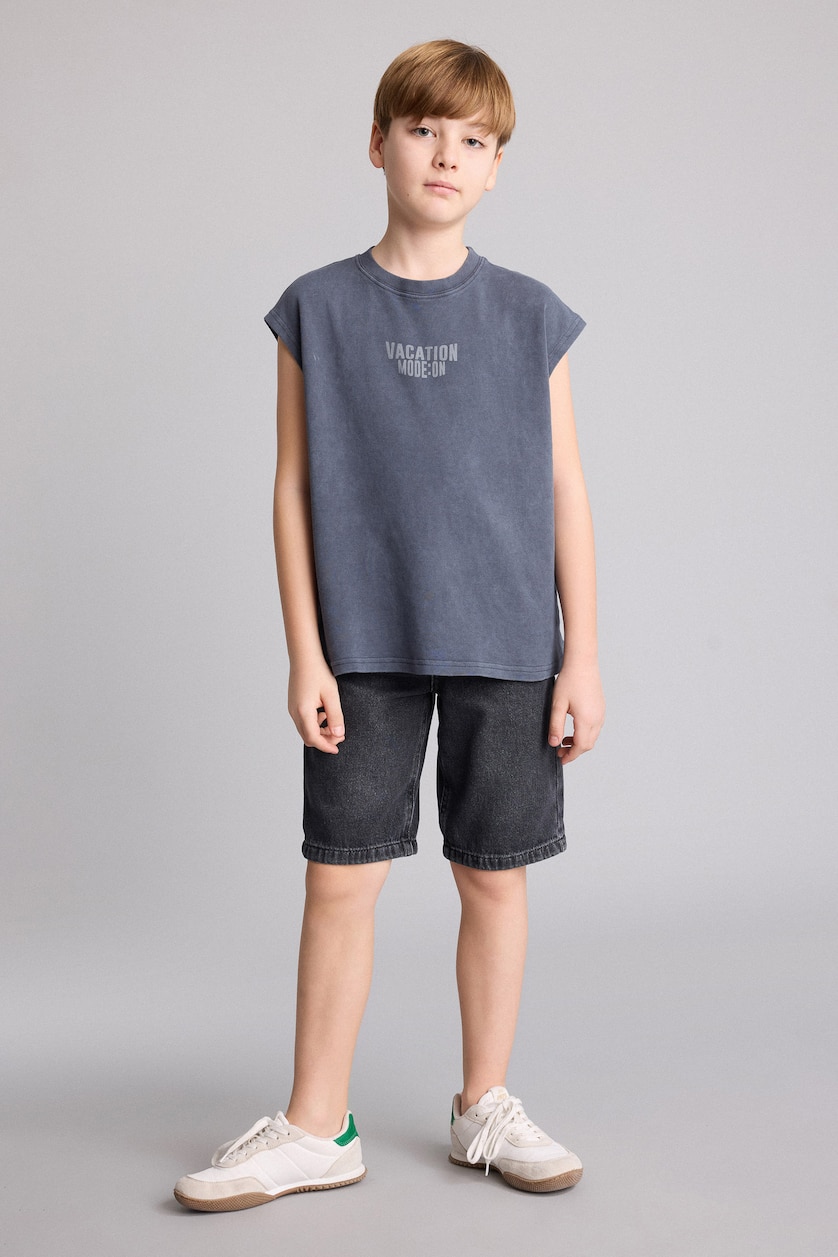 Young Boys - Teen Boys Anthracite Boy Tank Top