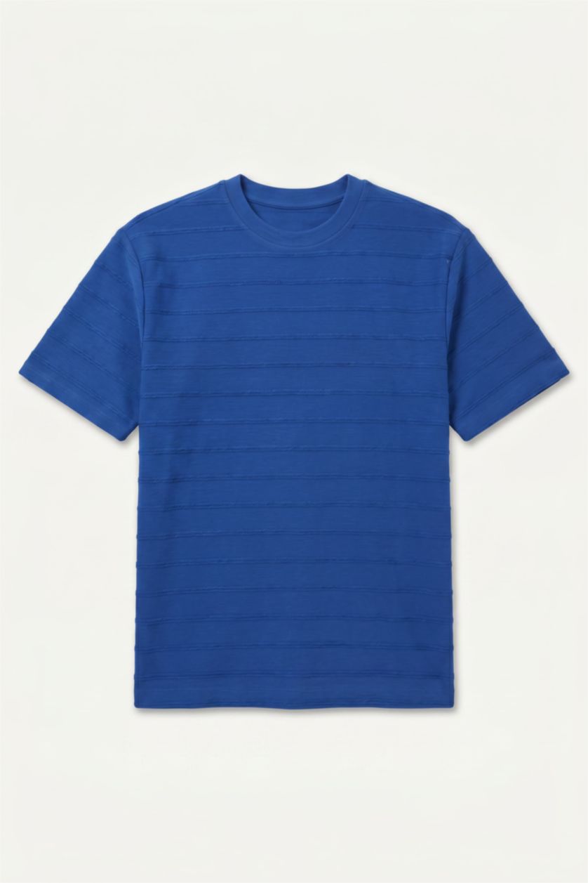 BOYS & TEENS Blue Boy New Regular Fit Short Sleeve T-Shirt