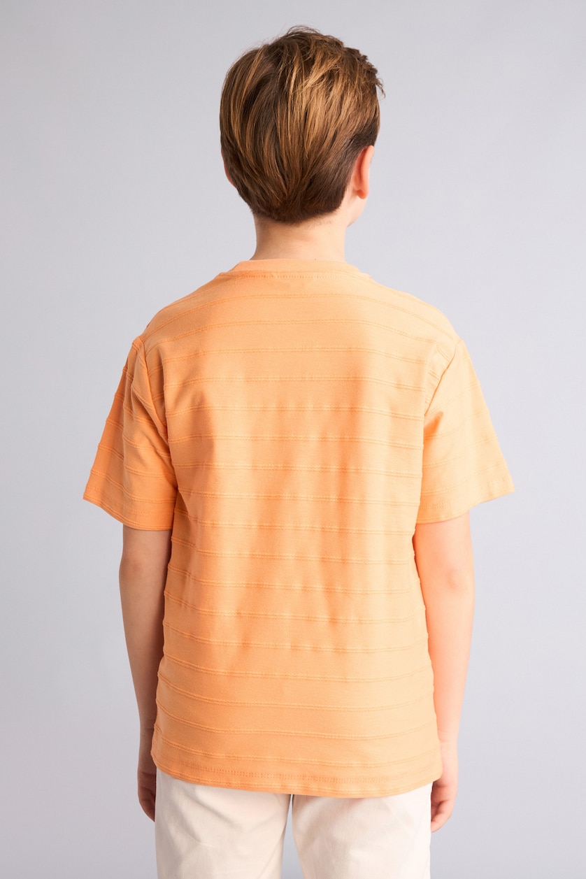 BOYS & TEENS Salmon Boy New Regular Fit Short Sleeve T-Shirt