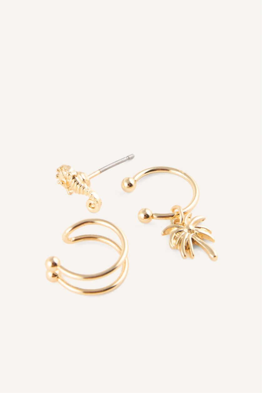 Women Altın 6 piece Earring