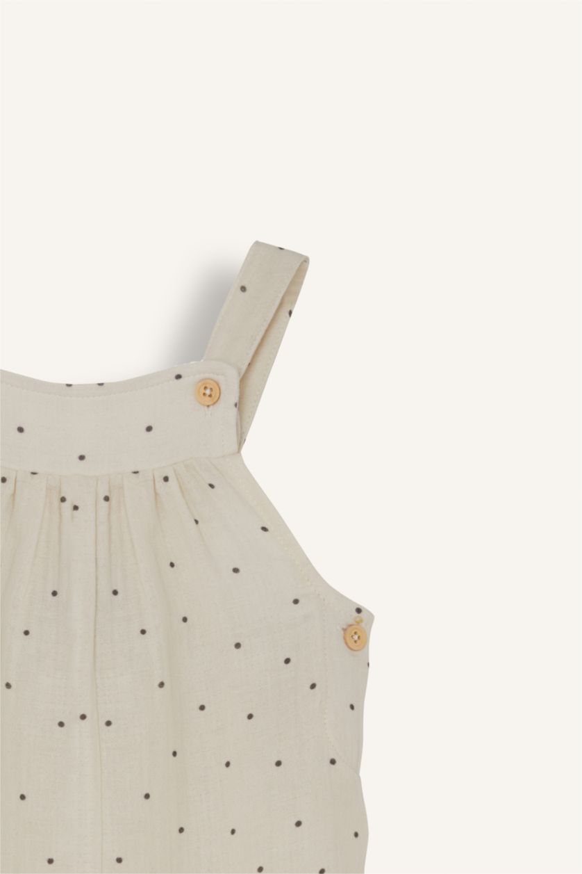 BABY GIRL Ecru جمبسوت موسلين