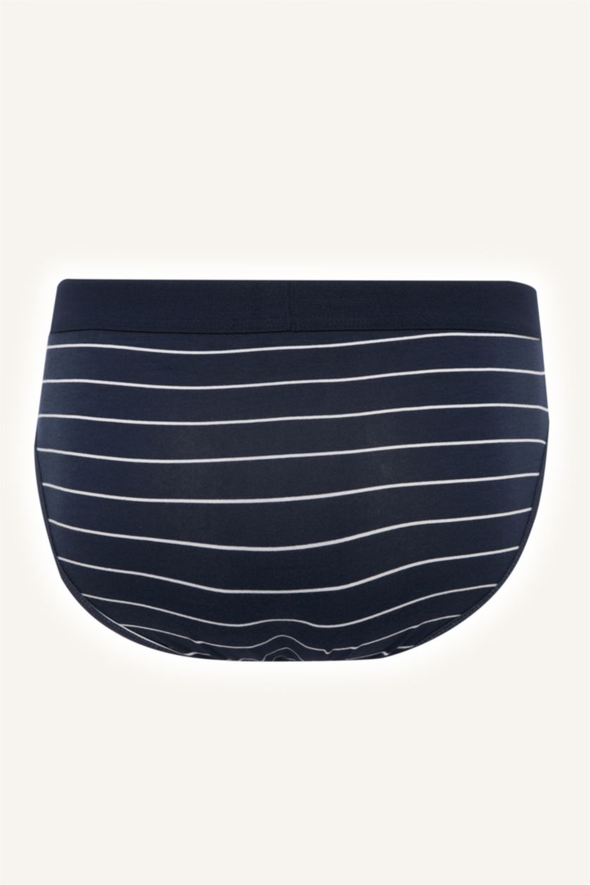 Erkek Lacivert Regular Fıt 3'lü Slip Külot Set