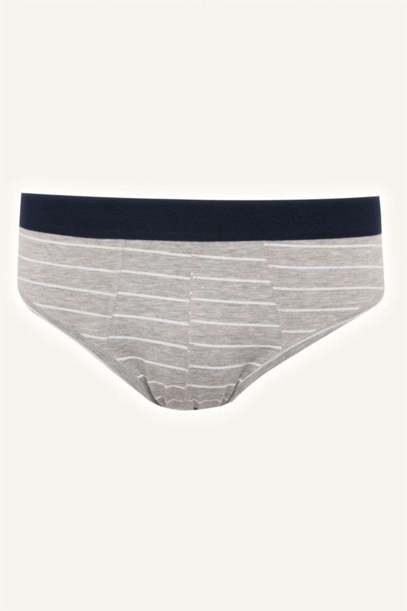 Erkek Lacivert Regular Fıt 3'lü Slip Külot Set