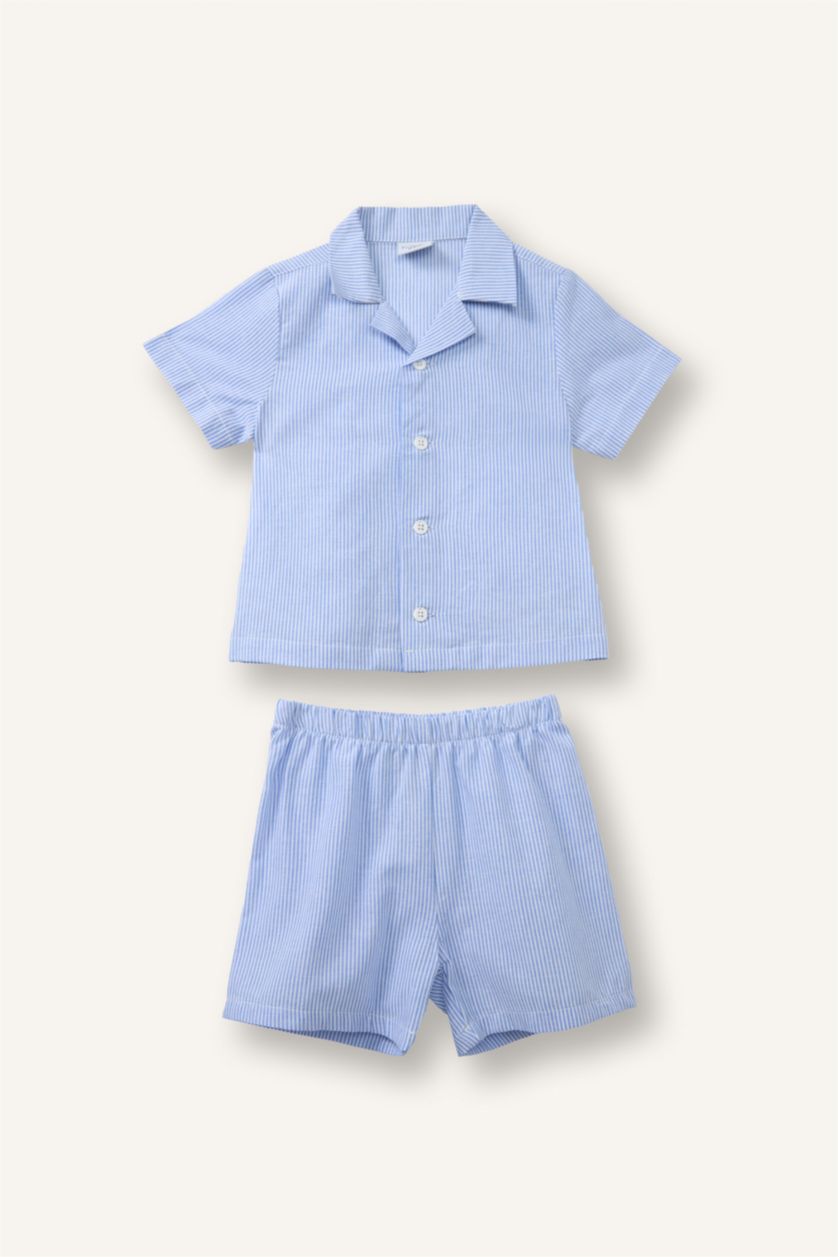 Baby Boy NAVY 2 piece Regular Fit Woven Pajamas