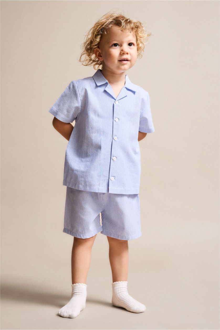 BABY BOY NAVY Baby Boy 2 piece Regular Fit Pyjama Set