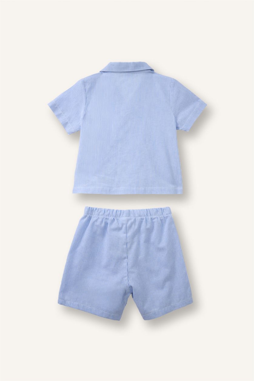 Baby Boy NAVY 2 piece Regular Fit Woven Pajamas