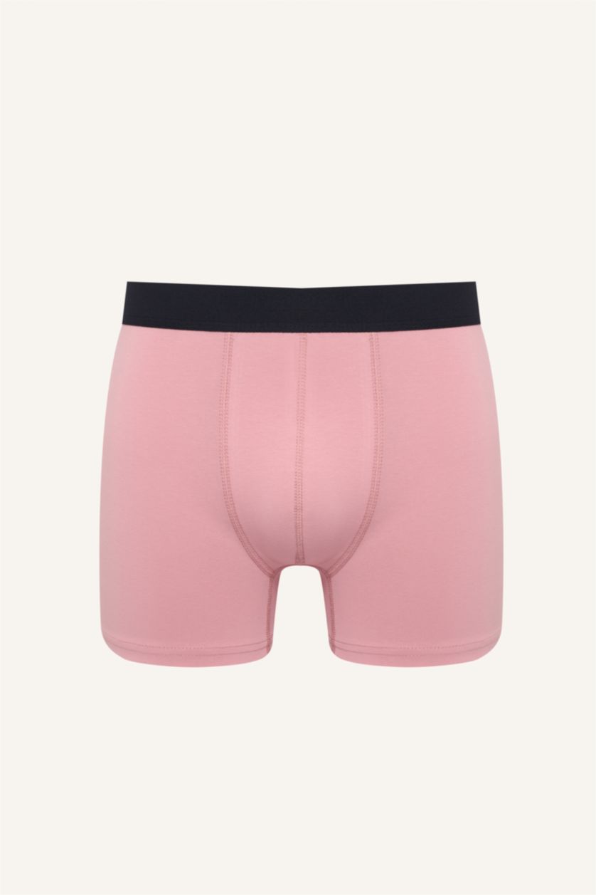 رجال كحلي بوكسر قصة عادية منقوش - 3 قطع